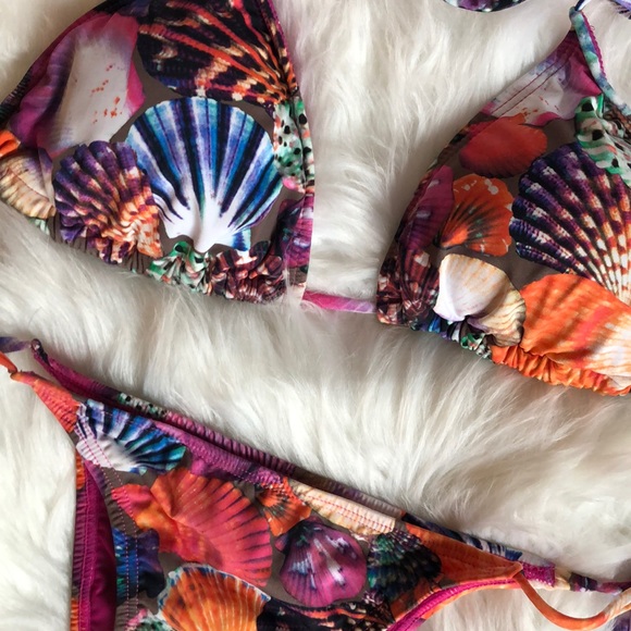 Shell Print Bikini Set - Picture 2 of 6